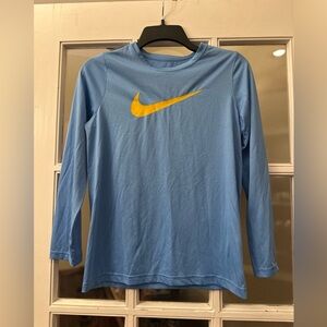 Nike Under Armour Bundle of 2 Youth Large Long Sleeve Shirts